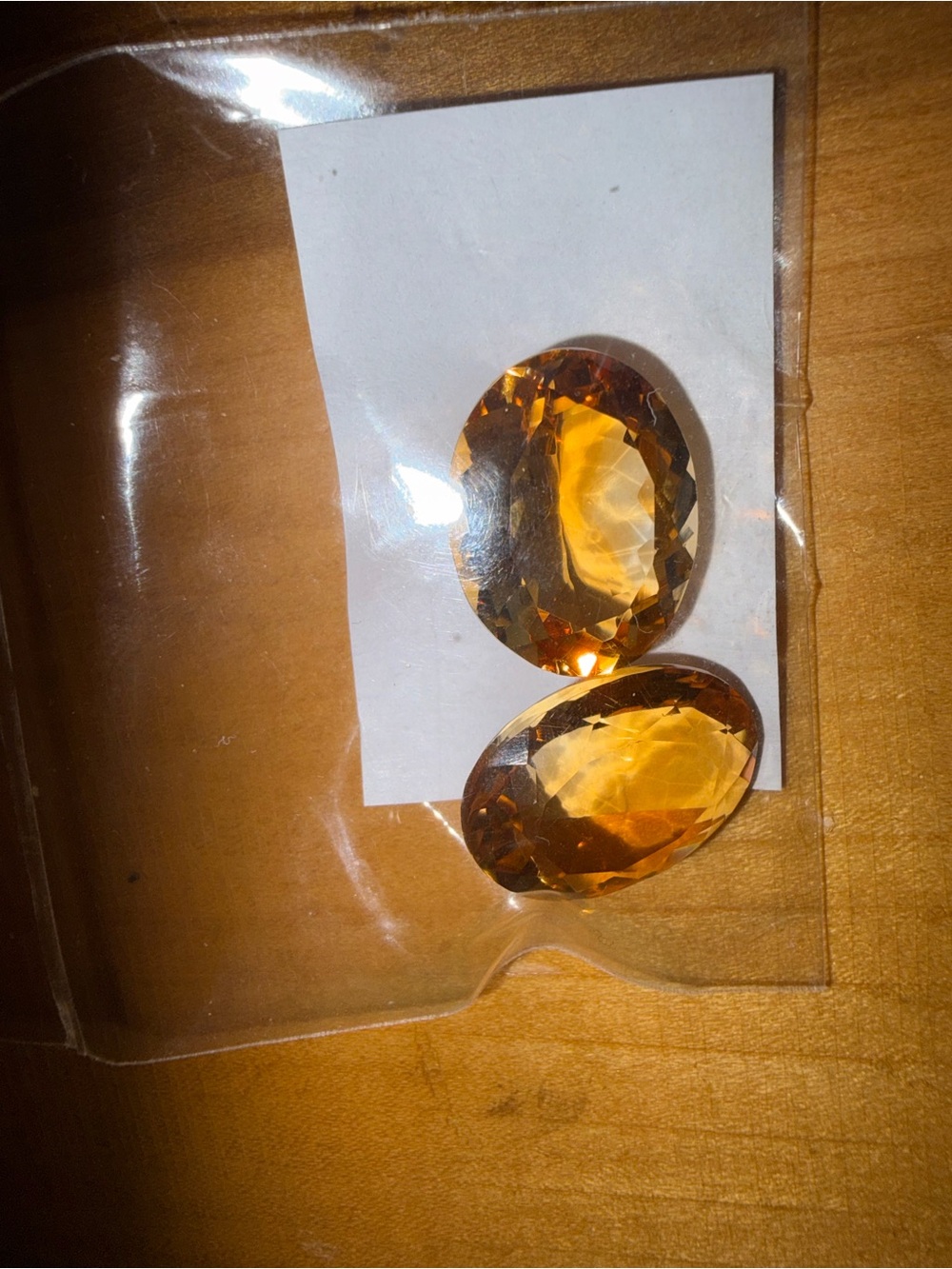 Citrine Natural Oval Gem 💎 🍊 (Pair)